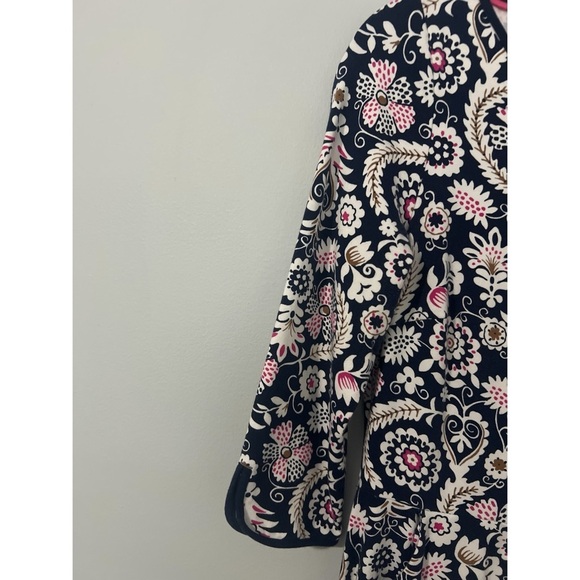 Boden Jessie Dress Women’s 8R Blue Multi Floral 
Shift Jersey - Picture 10 of 15